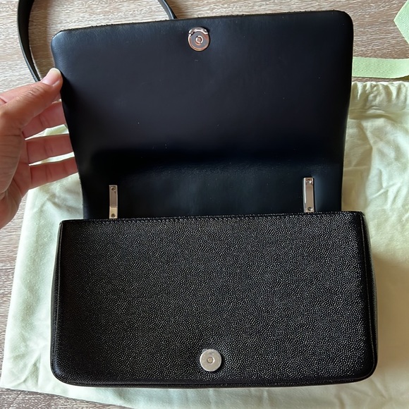 Burberry Small Lola Quilted Check Leather Shoulder Bag Black - Picture 9 of 12